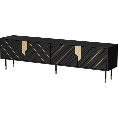 Meuble TV Elmteo 104 , Le nombre de portes: 0, Nombre de tiroirs: 0, 204x55x40cm