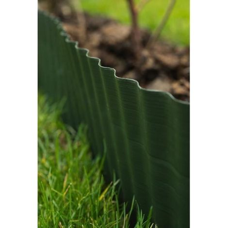 Bordura in polietilene verde H25 cm x 9 m - NATURA