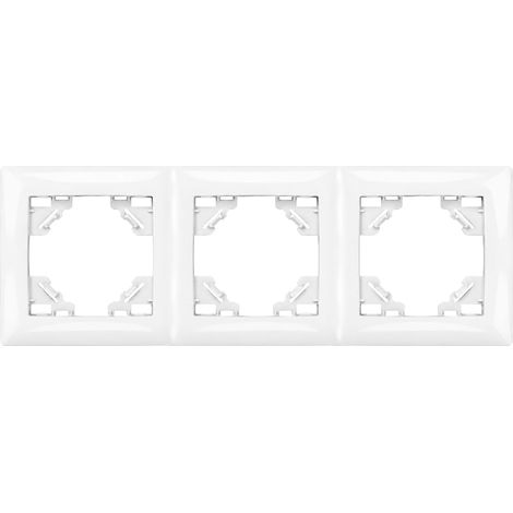 Toolight Dreifachrahmen Für Steckdosen Oste Jnh015-3f White (1/5)