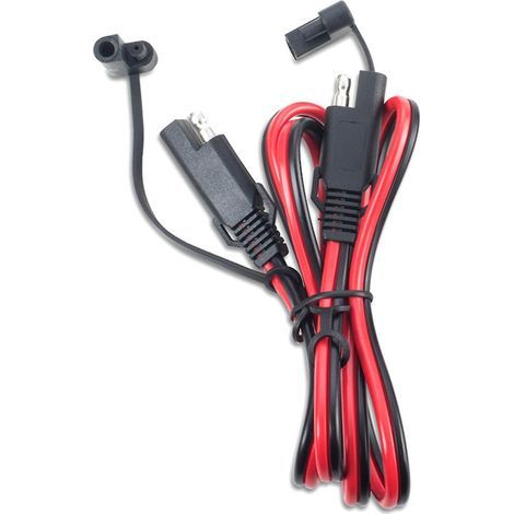 Câble d'alimentation automobile 2 broches pour voiture et moto, rallonge SAE vers SAE (1/4)