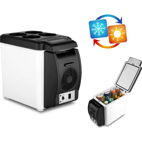 203002 Refrigerador portátil 6L para automóvil 2 en 1 frío y caliente 12V