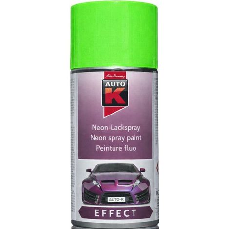 Bombe de peinture - Vert fluo - Carrosserie - Auto/Moto - Auto-K - 150ml (1/2)