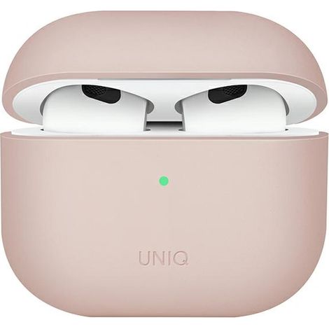 Schutzhülle für AirPods 3, uniq Silikon, Pink (1/5)
