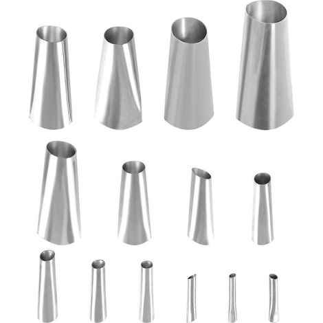 Ensemble de 14 outils de calfeutrage : applicateur de buse à mastic, embout à piston pour mastic époxy, accessoires pour embout de mastic silicone (1/4)