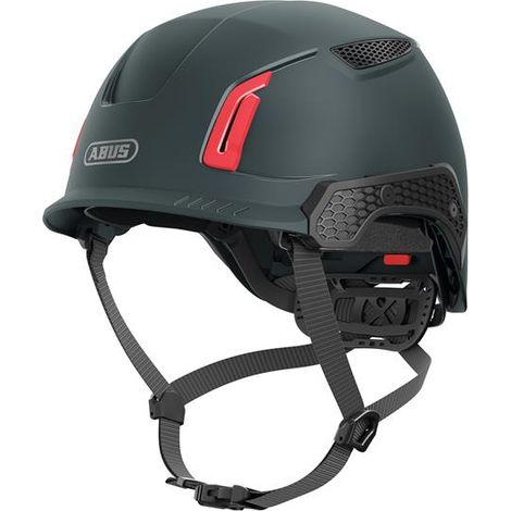 ABUS Spector Vented Safety Helmet Titan Black - Impact Resistant (1/5)