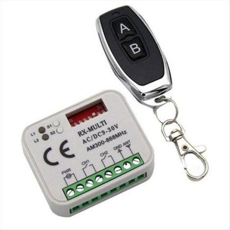 Recepteur Radio - 433,92 Mhz - Pour Telecommande Code Fixe - Distance De Controle Jusqu'a 50 M - Alimentation Dc12v - 1 Unite (1/5)