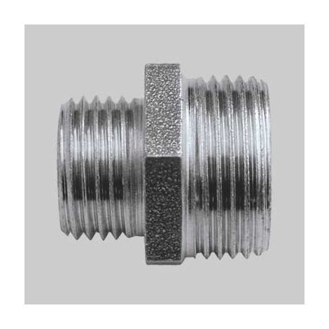 RIDUZIONE CON VITE MASCHIO ACCIAIO 1/2 x 3/8 MADE IN ITALY