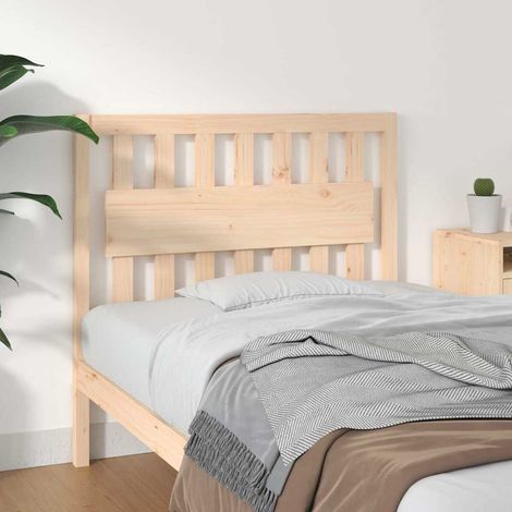 vidaXL Cabecero de cama madera maciza de pino 105,5x4x100 cm (1/5)