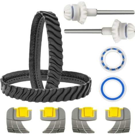 Reparaturset für Zodiac MX8/MX6 Elite Hochdruckreiniger – inklusive Reifen, Lager, Antriebswelle und Zyklonbürsten (1/5)