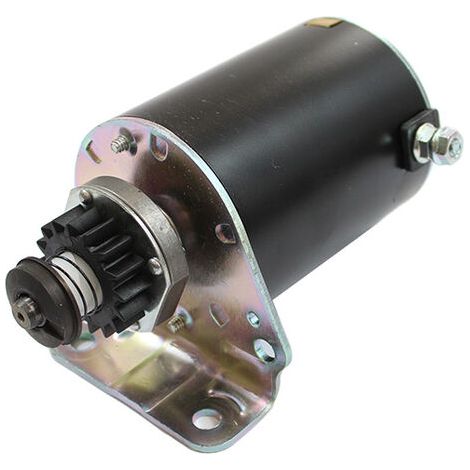 Démarreur moteur Briggs et Stratton – Pignon plastique 16 dents – Longueur 108mm – Compatible modèles 499521, 795121, 497401 (1/5)
