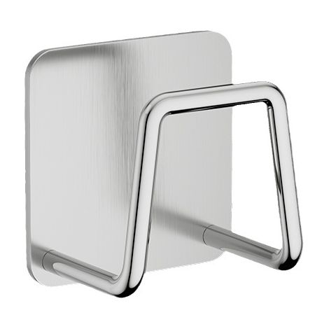 2-teiliges Küchenschwammhalter-Regal aus Edelstahl für Spülbecken (1/4)