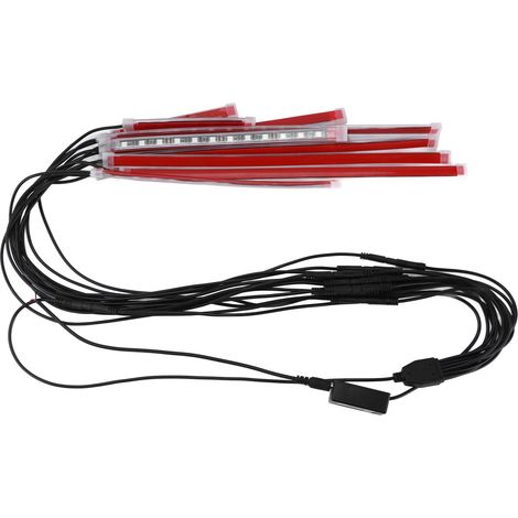 Kit d'éclairage LED 1V12 pour moto, RGB, étanche IP67, contrôlé par application et Bluetooth, compatible avec quads et SSV 12V. (1/5)
