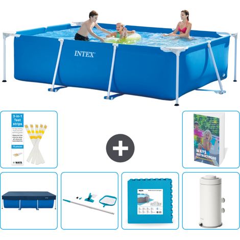 Rechteckiger Frame Pool - 300x200x75 cm - 7-teilig S17