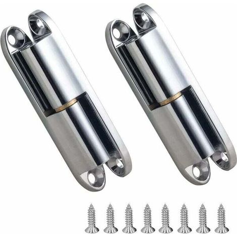 Charnières amovibles, en alliage de zinc et acier inoxydable 304, 2 pièces, alliage de zinc 231-1 (1/4)