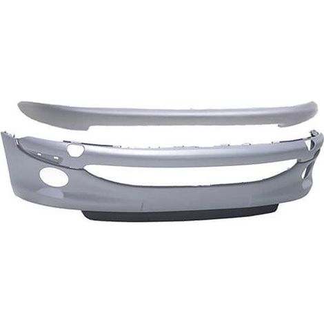 Pare-choc avant à peindre avec moulure et trous pour anti-brouillards Peugeot 206 1998-2009