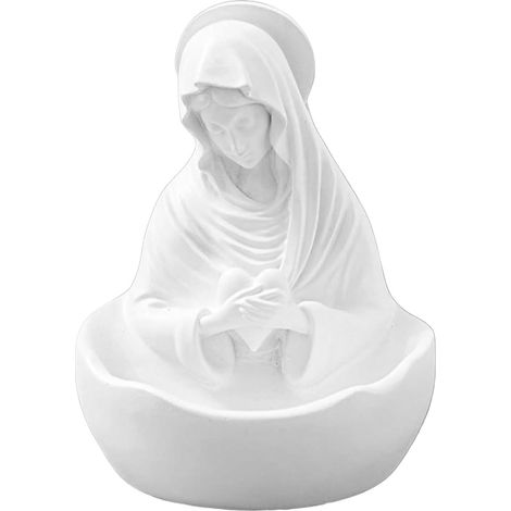 Statue Vierge Marie en Résine, 3,9x4,3x5,1 pouces, Décoration Religieuse, Cadeau Catholique, Mère Marie, Idéal Maison et Décor Spirituel (1/5)