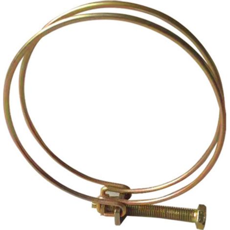 10pcs Double Pinces pour Tuyaux Colliers de Serrage de Tuyau Réglable Serre-joints à Tuyaux Collier de Tuyau(100mm)