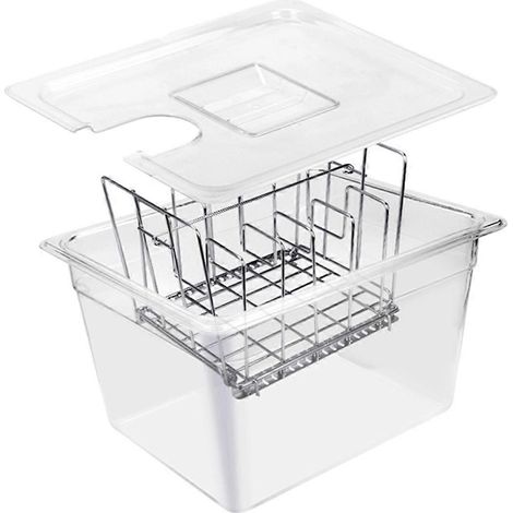 Sous-Vide-Garer mit 11-Liter-Behälter und Separator