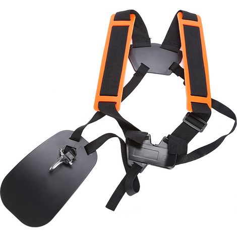 Sangle d'épaule double pour tondeuse, double bandoulière avec sangle en nylon durable, double bandoulière confortable réglable pour débroussailleuse, débroussailleuse, débroussailleuse H791 (1/5)