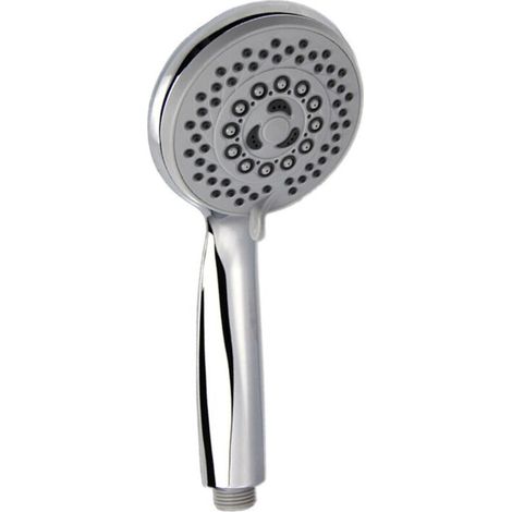 Pommeau de douche + flexible de douche de 2 mètres, pommeau de douche anticalcaire, accessoires universels, 5 modes, haute pression, économie d'eau (1/5)