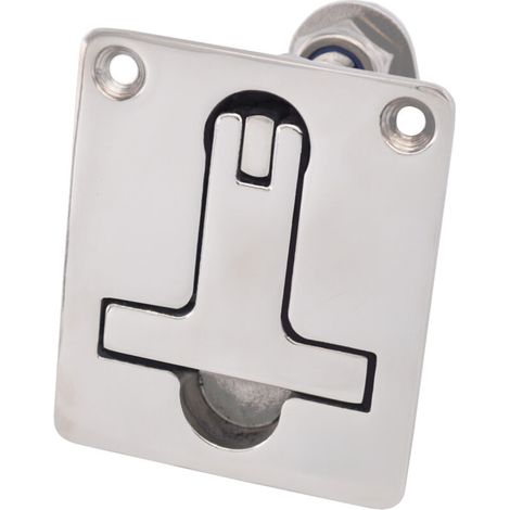 Serrures de porte en acier inoxydable 316, poignées carrées, serrures de sol de type T, accessoires de quincaillerie pour la marine, les yachts et les véhicules récréatifs.