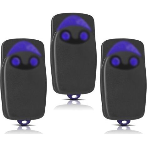 3 Pièces Remplacement pour télécommande NICE, télécommande portail 433,92MHz 2 canaux, compatible avec Flo1r-s, Flo2r-s, Flo4r-s (1/5)