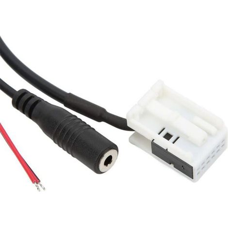 12Pin Autoradio RD4 Bluetooth Musique Aux Audio Cble Adaptateur Remplacement pour Citroen C2 C3 C4 C5 C6 C8Avec Microphone A (1/4)