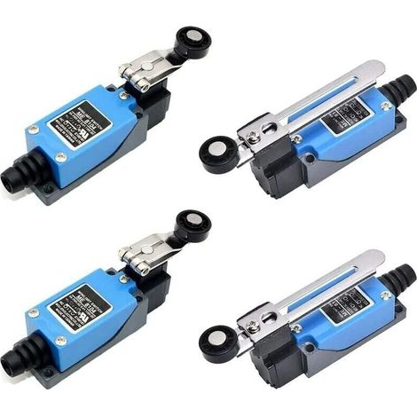 Adjustable stroke switch, 4 pieces momentary stroke switch, momentary limit switch, metal limit switch, limit torque actuator, waterproof, anti-electricity MUMU (1/4)