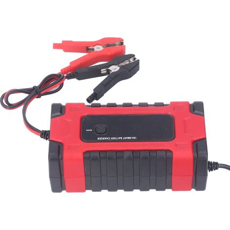 Chargeur de batterie de voiture 12V 24V, pour Gel de calcium AGM acide humide, grand écran, réparation intelligente, Portable (1/5)