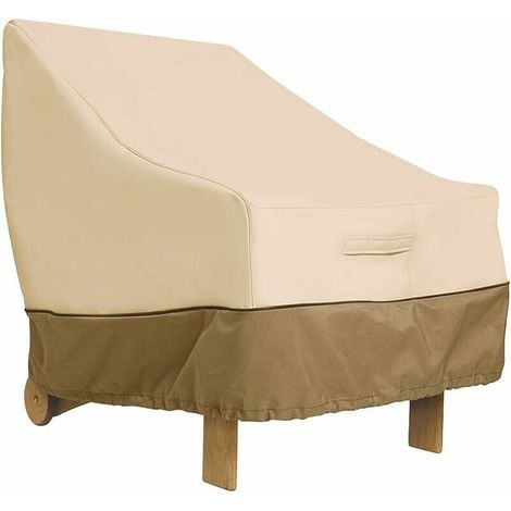 royaluxe -Housse de Protection pour Fauteuil Exteri Jardin, pour Chaise Tissu Oxford 210D Etranche (80x85 x 91,5 cm) (1/5)