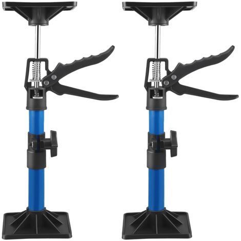 Etai Telescopique, 2 Pièces Reglable Support 30-59 cm Tendeur de Châssis Charge Maximale 40 kg pour Plafond Montage Plaques de Plâtre Armoires Cadres de Porte(30-59 cm) (1/5)