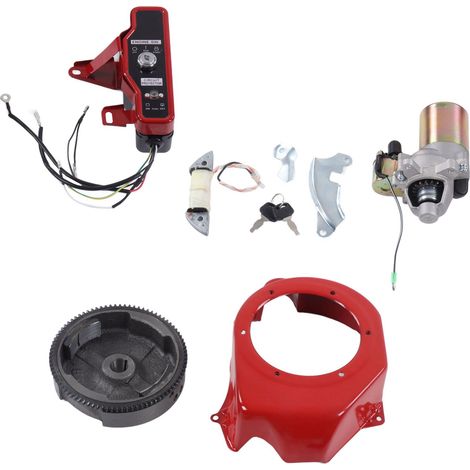 Benzinmotor-Ersatzteilsatz 168F 170F GX160 2KW 3KW, 5-teiliger Umbausatz für Elektrostarter, Ersatz für manuellen Anlasser. (1/5)