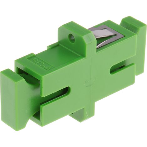 Rs Pro – Adaptateur fibre optique SC vers SC monomode simplex – Couleur verte – Céramique – Pour couplage de connecteurs