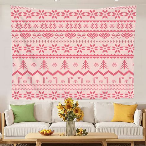 Grande tapisserie murale de luxe pour chambre d'adolescente, tissu de fond pour décoration de fête 100x75cm (1/5)