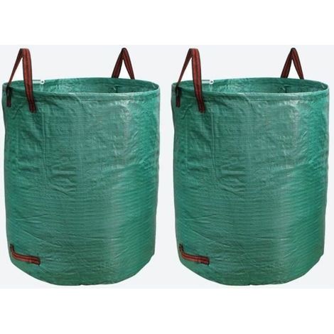 Set mit 2 Gartensäcken, saubere Gartenabfallsäcke (1/4)