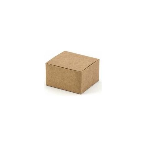 Scatole di cartone kraft 6x5, 5x3, 5 cm, 10 pezzi.