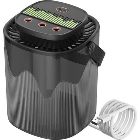 Humidificateur - Brume Froide - Remplissage Supérieur - 3 Niveaux de Pulvérisation - Pour Chambre à Coucher, Pépinière, Bébé, Plantes - 4 L (1/5)