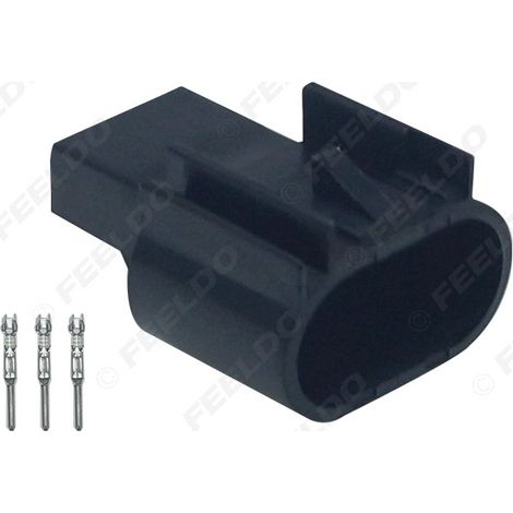 Bornier H13-11 pour éclairage LED HID automobile, adaptateur pour moto DIY avec insert métallique