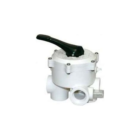 BWT – Vanne side pour filtre à sable Lacron 1''1/2 – Vanne 6 voies : filtration, égout, circulation, rinçage – Orifices taraudés 1''1/2