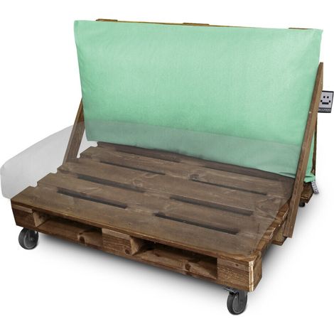 Cojines para palets de exterior Menta Descatalogados Naylim Mate Asiento y/o Respaldo 120x60x20 Menta