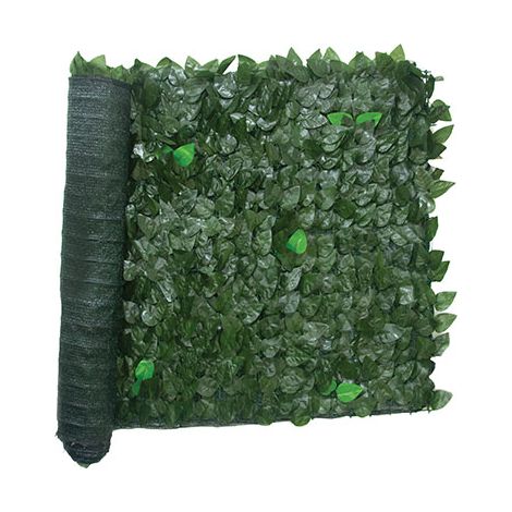 SIEPE SEMPREVERDE LAURO + RETE OMBRA  PE VERDE H.CM 100 L.MT 10