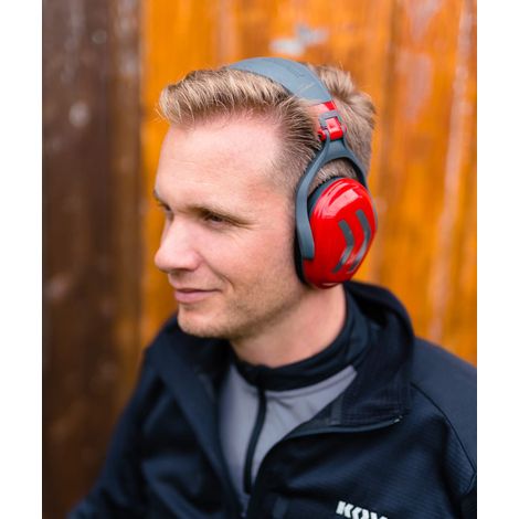 PROTOS® Headset / Gehörschutz E Rot