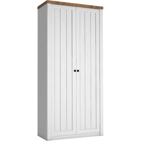 Armario Ferdore 144 , 198x90x53cm, Puertas de armario: Con bisagras, Número de estantes: 1 (1/3)
