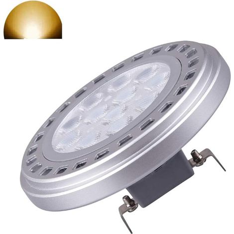 Led AR111 Réflecteur Ampoule G53 Spot 15W 30 ° Angle de vue du faisceau Blanc chaud 3000k SMD 15LEDs AC DC 12V Spotlight Spot Light 1500Lm Remplacement Ampoule incandescente 150w (1/5)