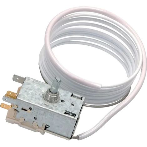Thermostat de réfrigérateur, Thermoplastique, 5,5 cm x 4 cm x 3 cm, Compatible avec Liebherr et Miele, -18°C à +10°C, Certifié CE