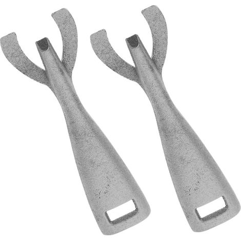 Lot De 2 Pinces Pour Poêle à Griller En Fonte, Pinces Anti-brûlure Multifonctions, Accessoires Barbecue Pour Cuisson Steak Et Plancha, Outil La Cuisine Robuste Et Sécurisé (1/4)