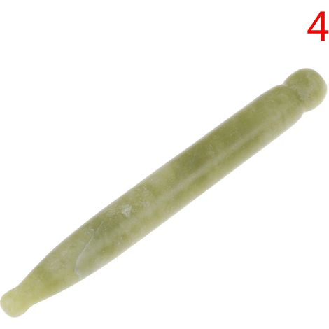 Rouleau de massage en jade pour les pieds et le corps (1 pièce) - Appareil de réflexologie plantaire et d'acupuncture - Soulage les douleurs musculaires et favorise la relaxation-AquaForge