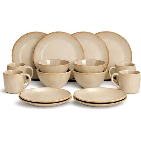 Mica Decorations Service de table Beige H29xl29xL31cm (1/5)