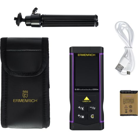 Lasermessgerät Ermenrich PRO LR200, mit Kamera