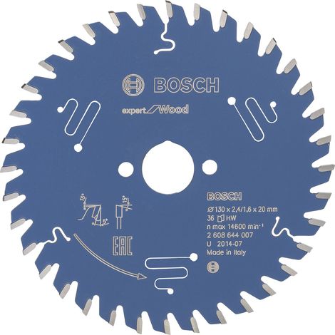 Lame de scie circulaire Bosch Expert Wood 2608644007 130x1,6x20 36Z